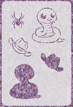 Load image into Gallery viewer, 1092 Snake w Hat Stencil