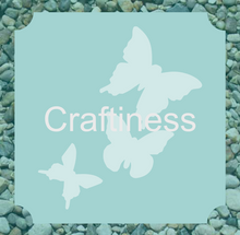 Load image into Gallery viewer, Butterflies Glitter Tattoo Stencil 5pcs