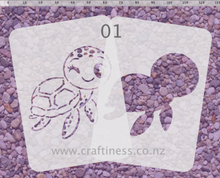 Load image into Gallery viewer, Ocean Cuties 1 Stencil Collection