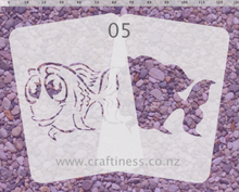 Load image into Gallery viewer, Ocean Cuties 1 Stencil Collection