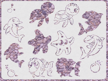 Load image into Gallery viewer, Ocean Cuties 1 Stencil Collection