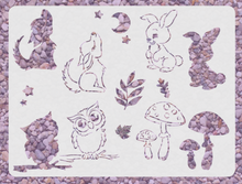Load image into Gallery viewer, Woodland Cuties Stencils