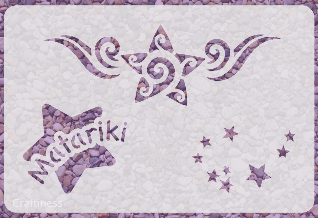 0989 - Matariki Stencil