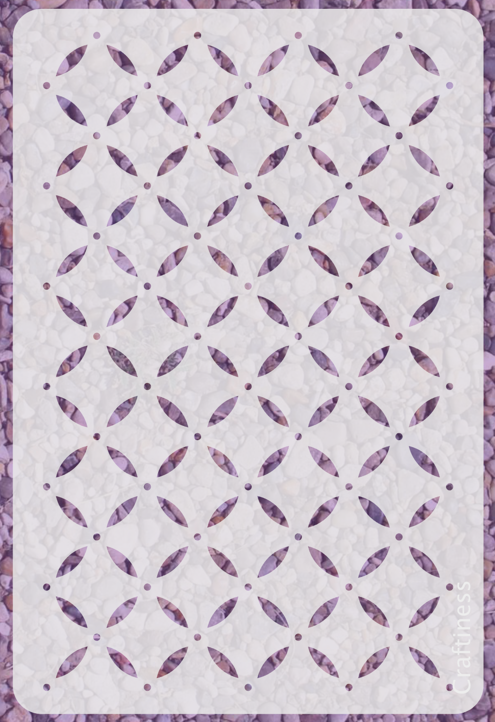 1009 - Ring Pattern Texture Stencil – CraftiNess