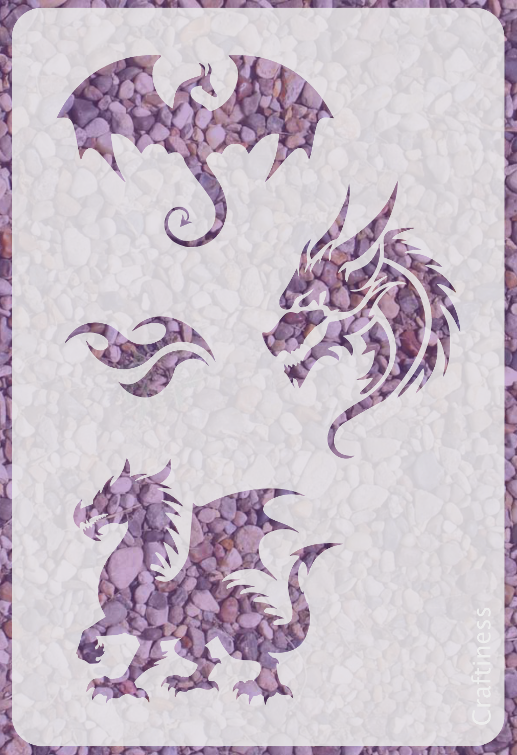 1035 Dragon Stencil