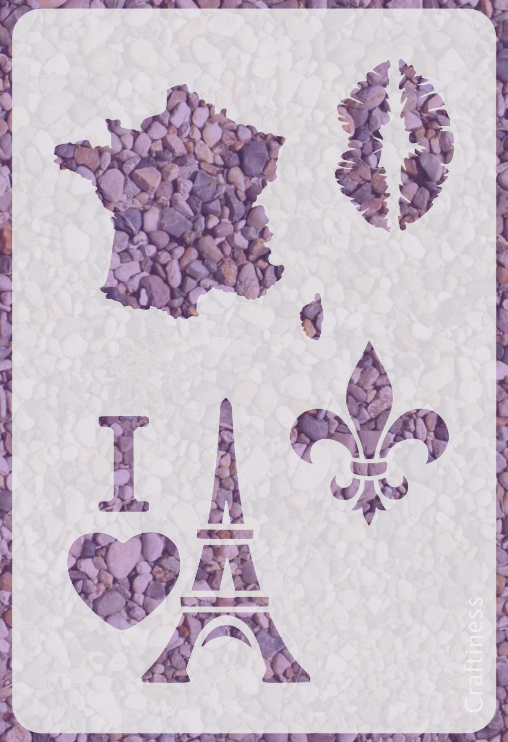 France Themed Stencil 1