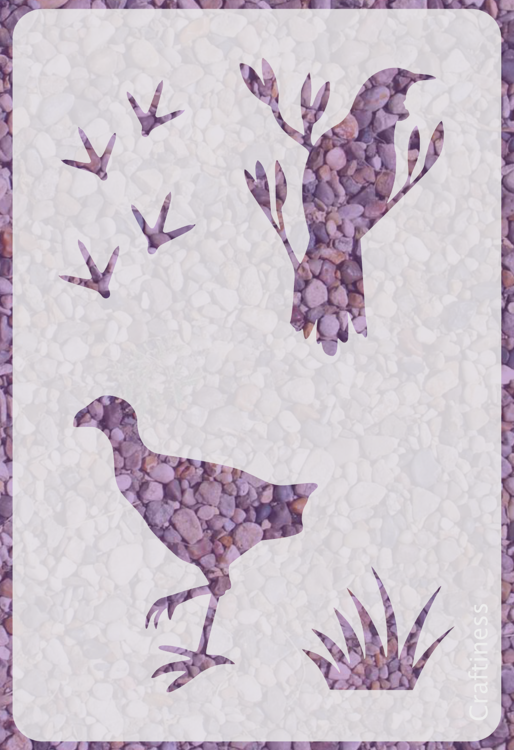 Kiwiana Birds Stencil 2