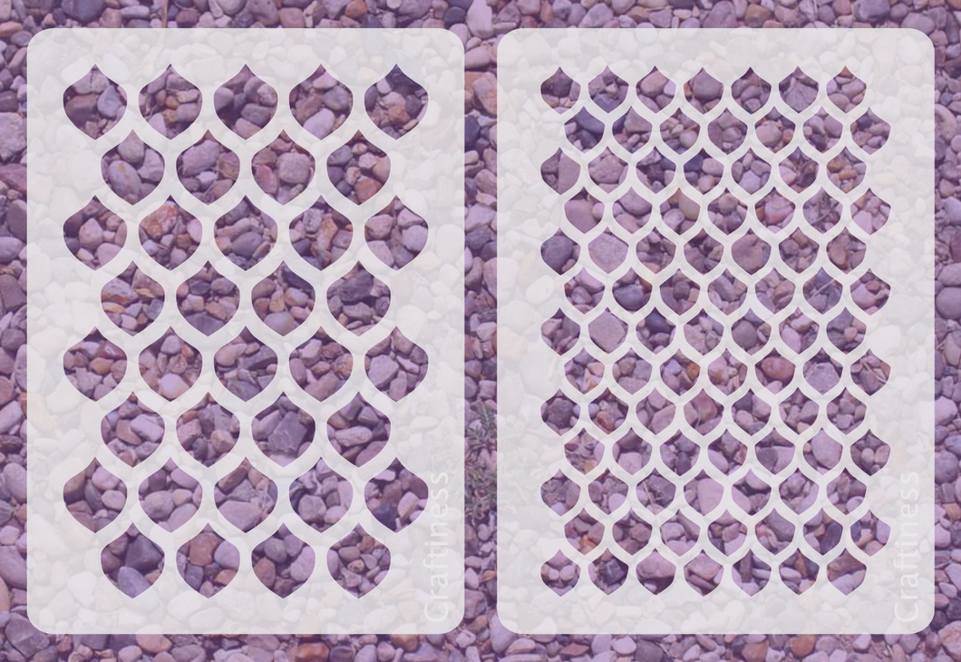 Scales stencil 2 sizes