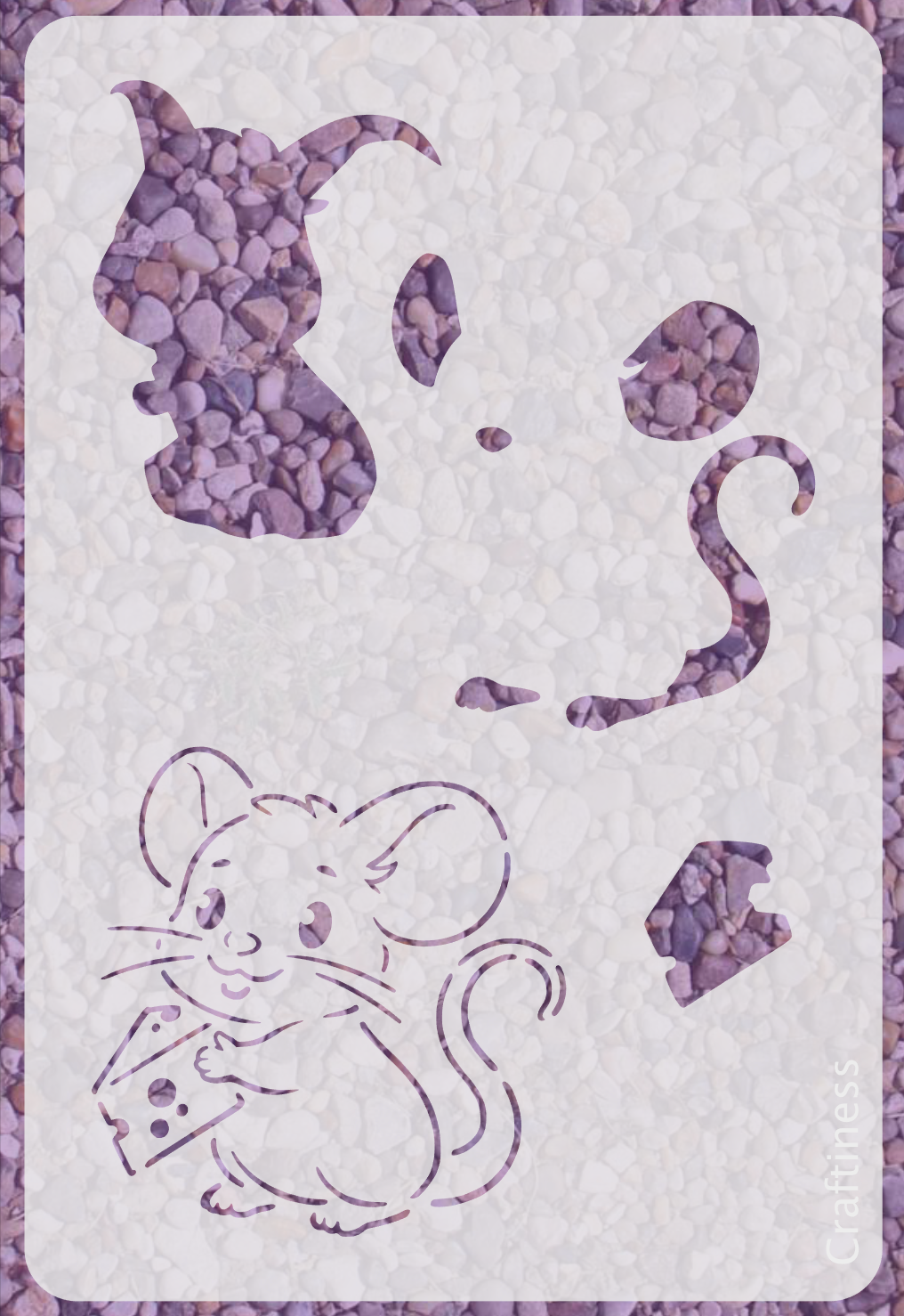 Cute Mouse Stencil