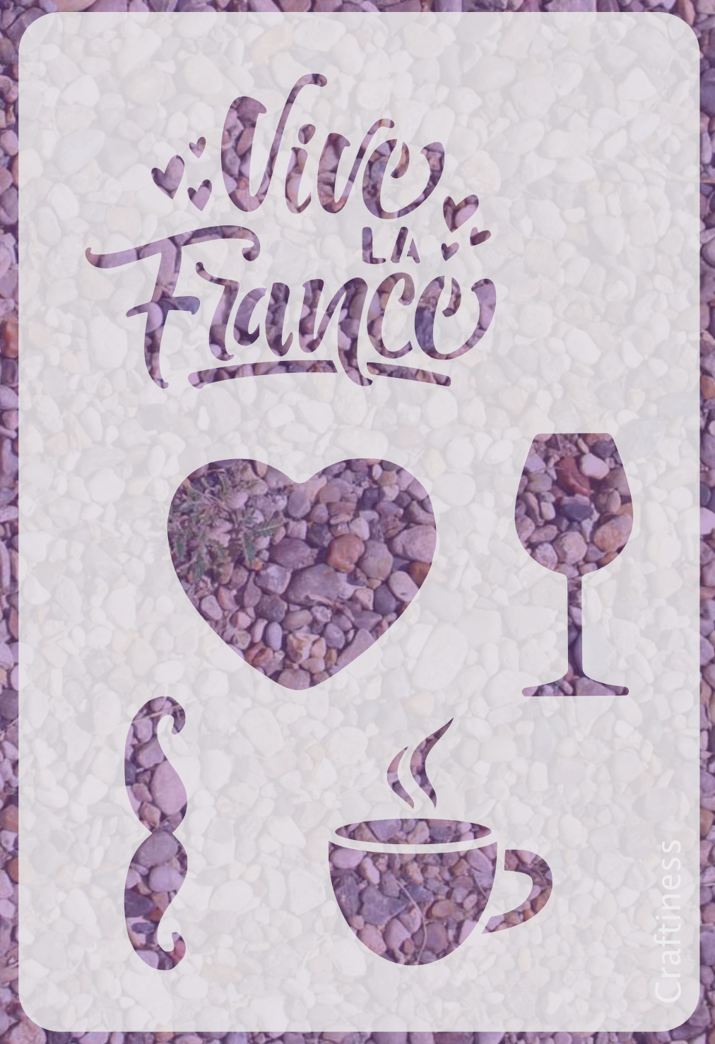 France Themed Stencil 2