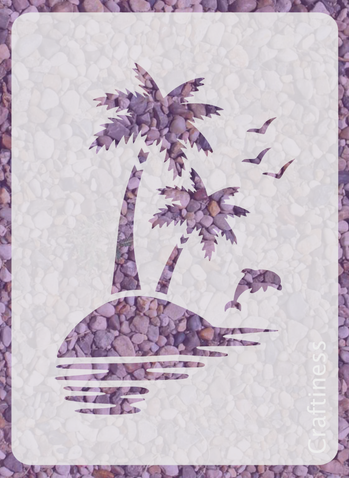 0986 - Palm Tree Mini Stencil