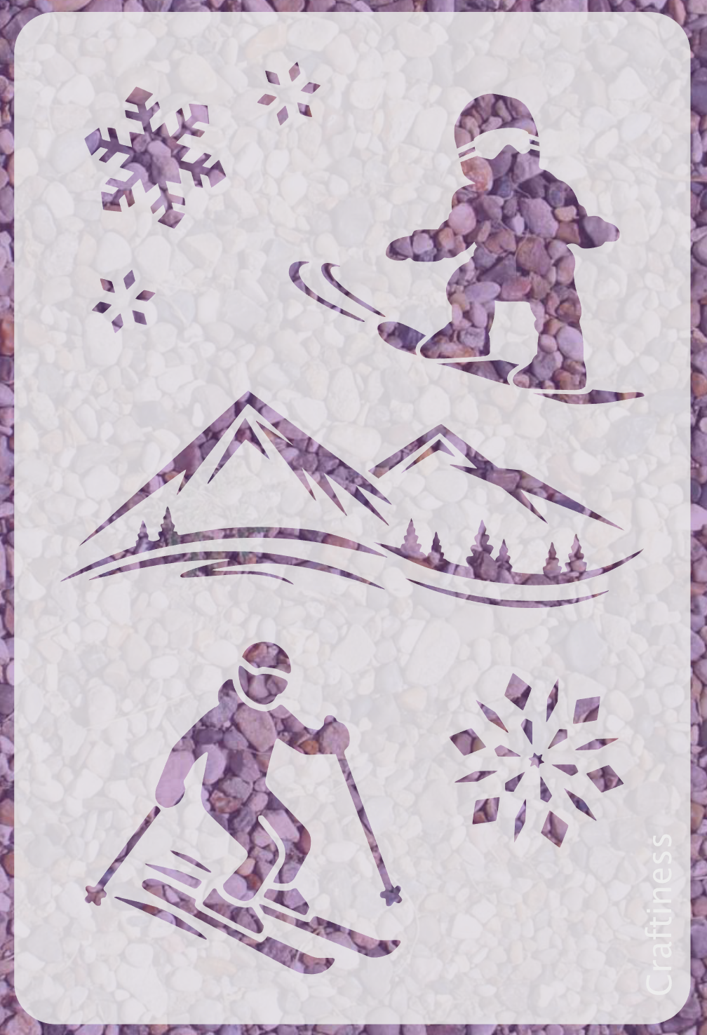0996 - Ski / Snowboard Stencil