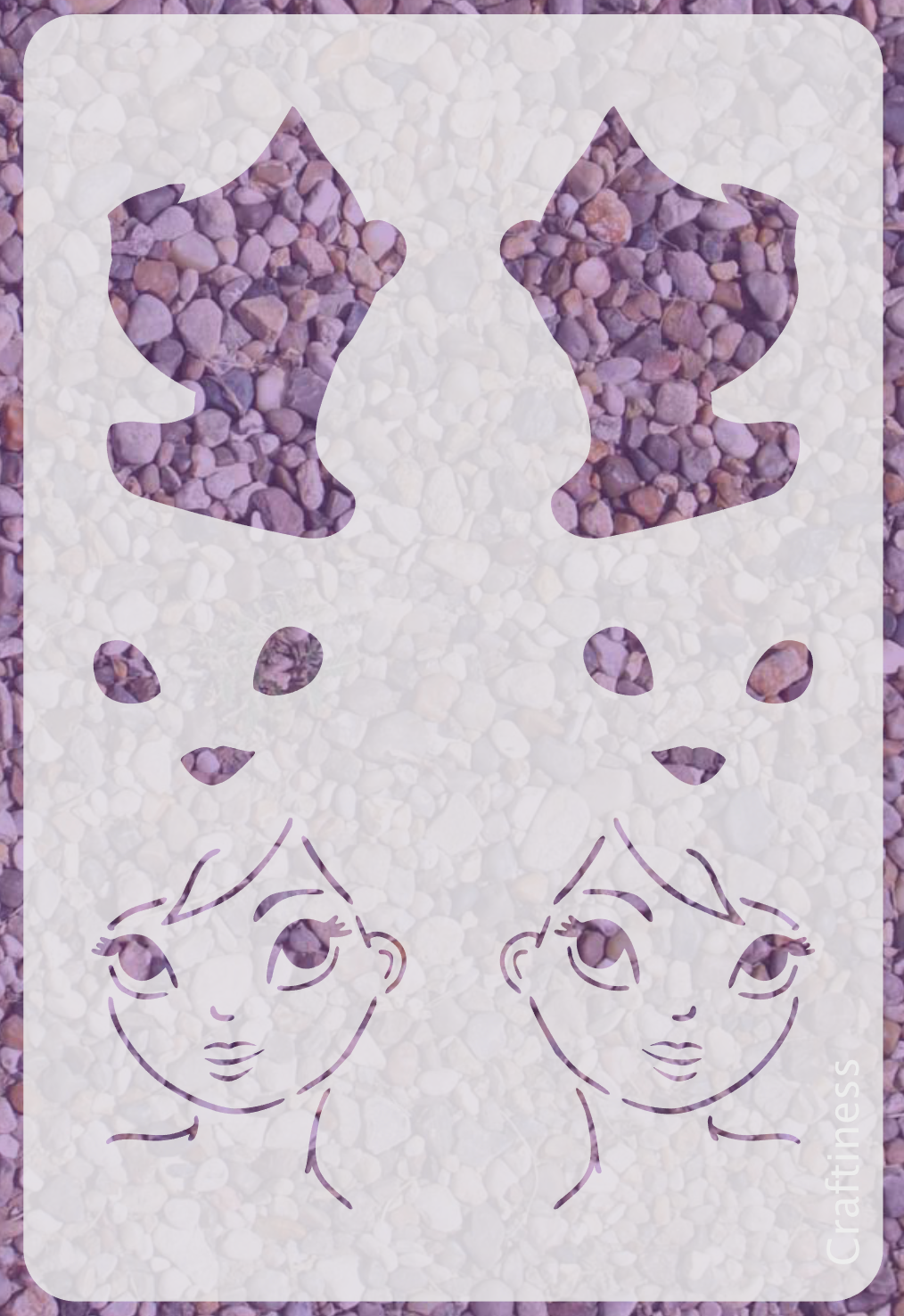 0998 - Face Stencil