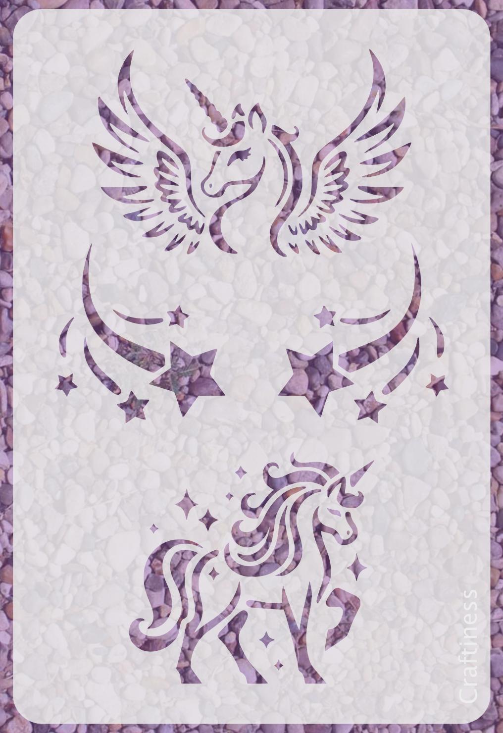 1004 - Unicorn 2 Stencil