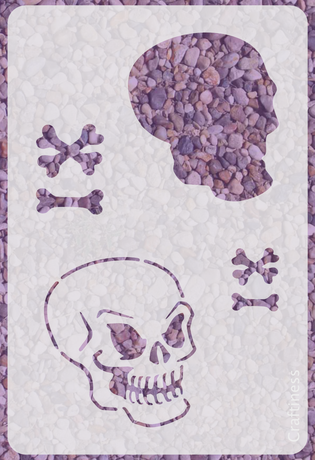 0974 - Skull Stencil