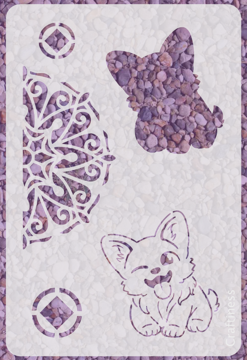 0975 - Corgi Stencil
