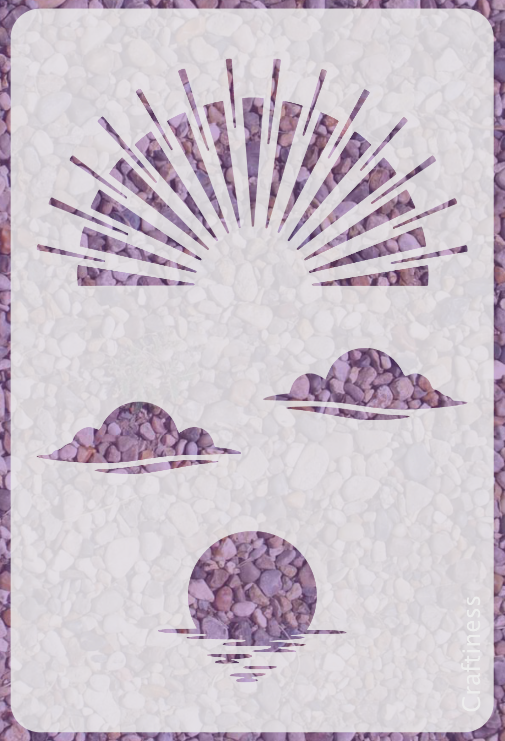 1039 - Sunset Stencil