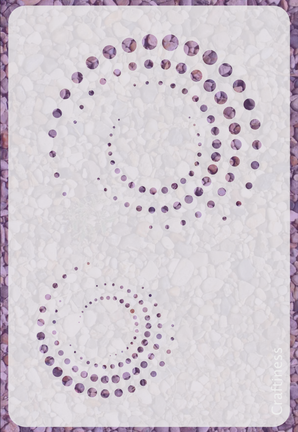 0953 -  Spiral Dots Stencil