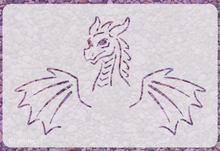 Load image into Gallery viewer, 0913 Dragon Stencil
