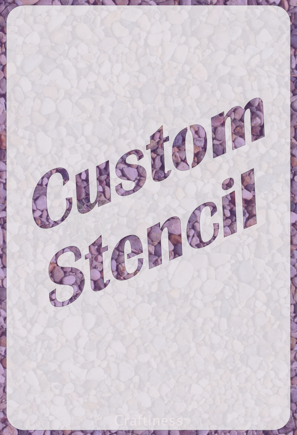 Custom Mylar Stencil **** PLEASE READ DESCRIPTION BEFORE PURCHASING****