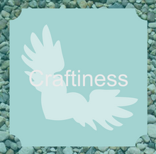 Load image into Gallery viewer, Winged Heart Glitter Tattoo Stencil 5pcs
