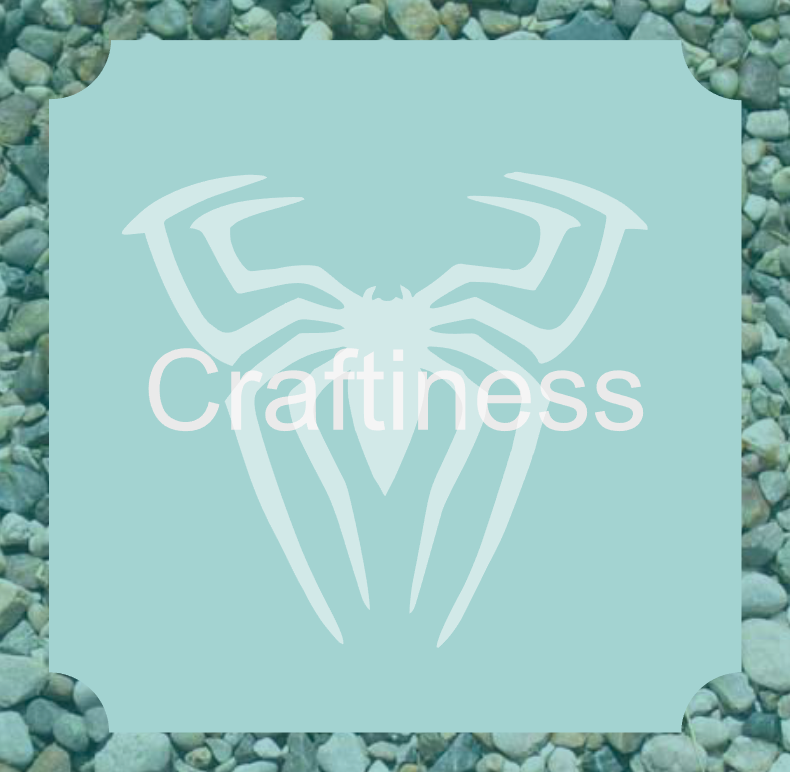 Spider Glitter Tattoo Stencil 5pcs