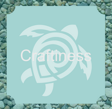 Load image into Gallery viewer, Turtle Glitter Tattoo Stencil 5pcs
