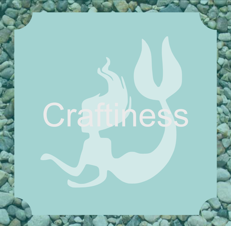 Mermaid Glitter Tattoo Stencil 5pcs