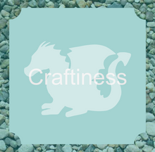 Load image into Gallery viewer, Dragon Glitter Tattoo Stencil 5pcs
