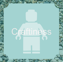 Load image into Gallery viewer, Block Figure Glitter Tattoo Stencil 5pcs

