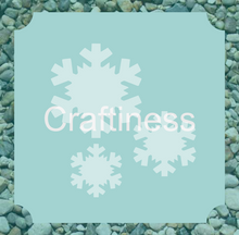 Load image into Gallery viewer, Snowflakes Glitter Tattoo Stencil 5pcs
