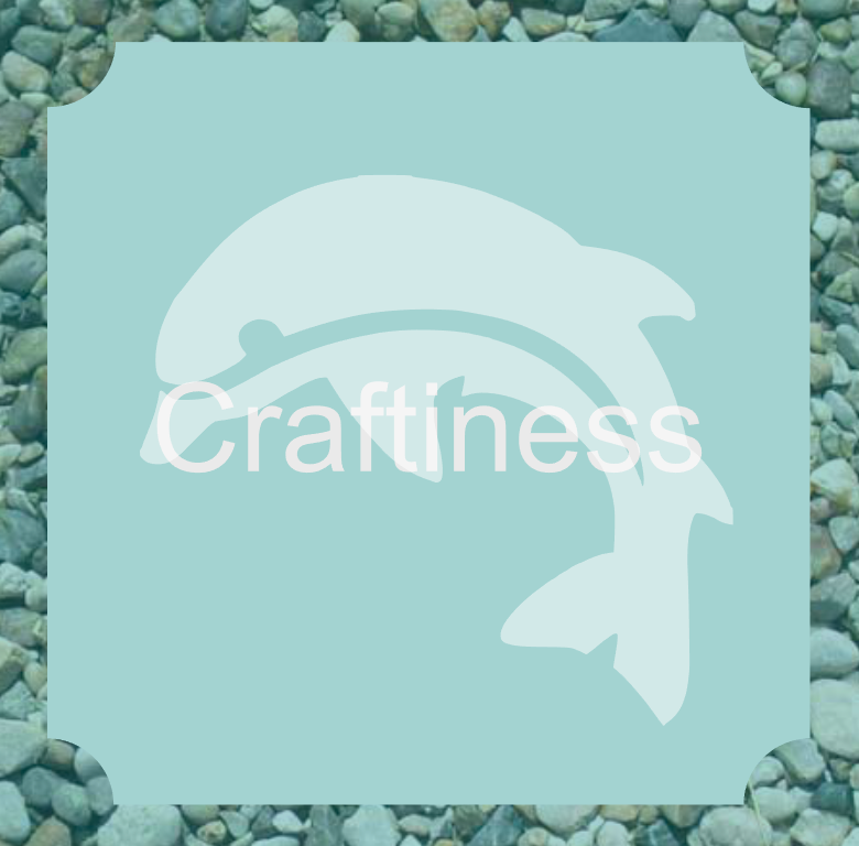 Dolphin Glitter Tattoo Stencil 5pcs