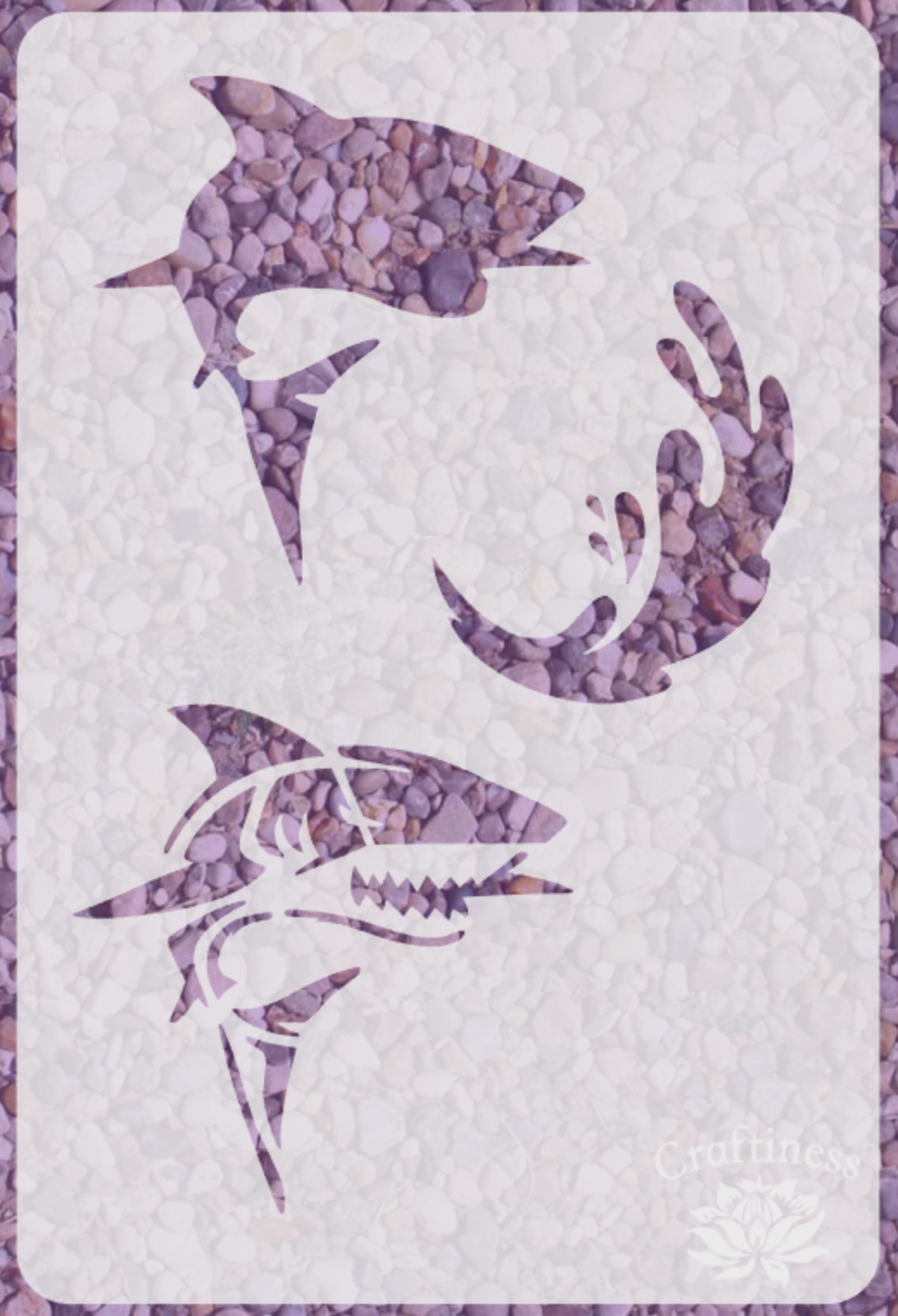 Shark Stencil – CraftiNess